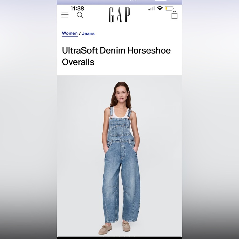 Gap horseshoe overalls